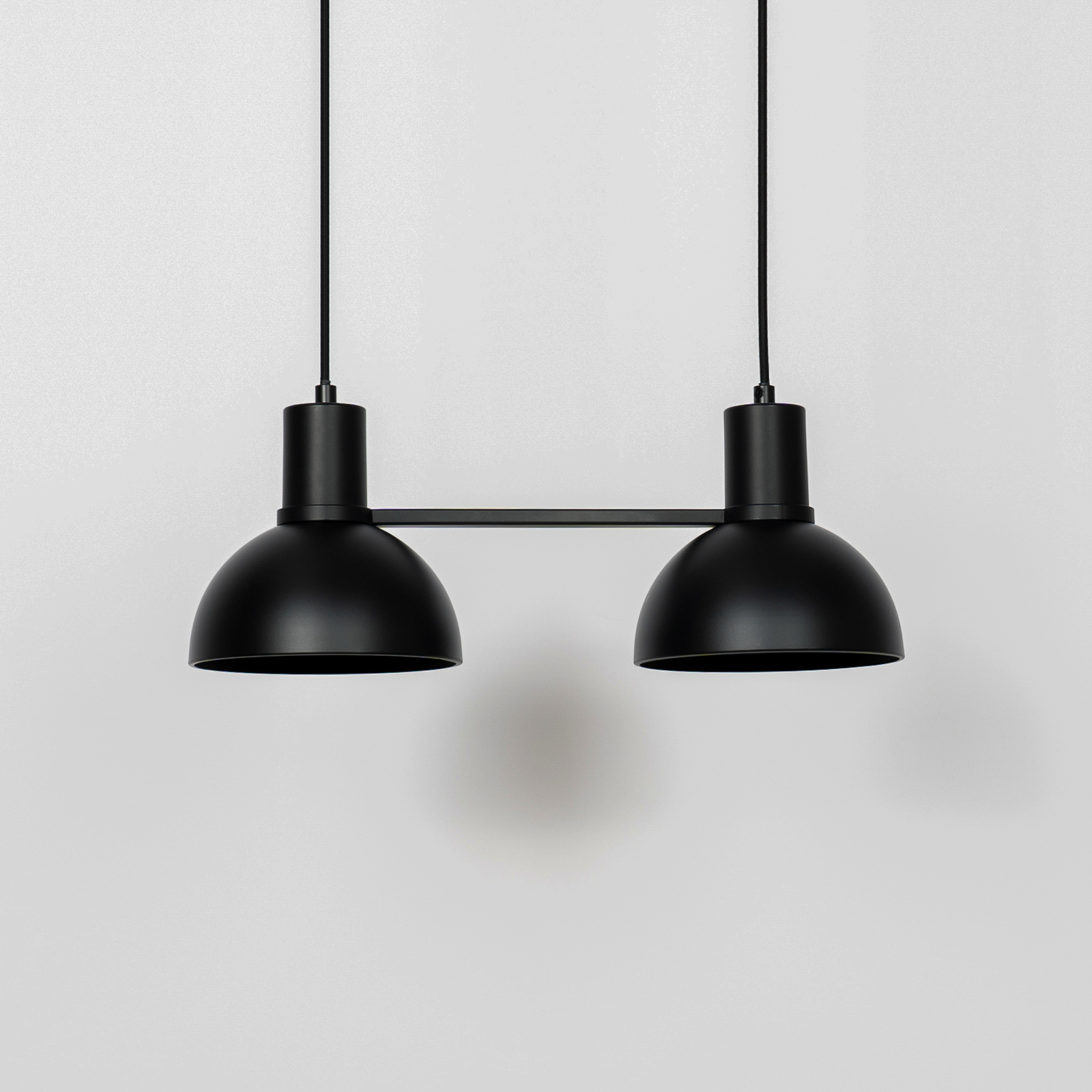 Lucande Mostrid -riippuvalo, Musta, 2-lamppuinen - Image 4