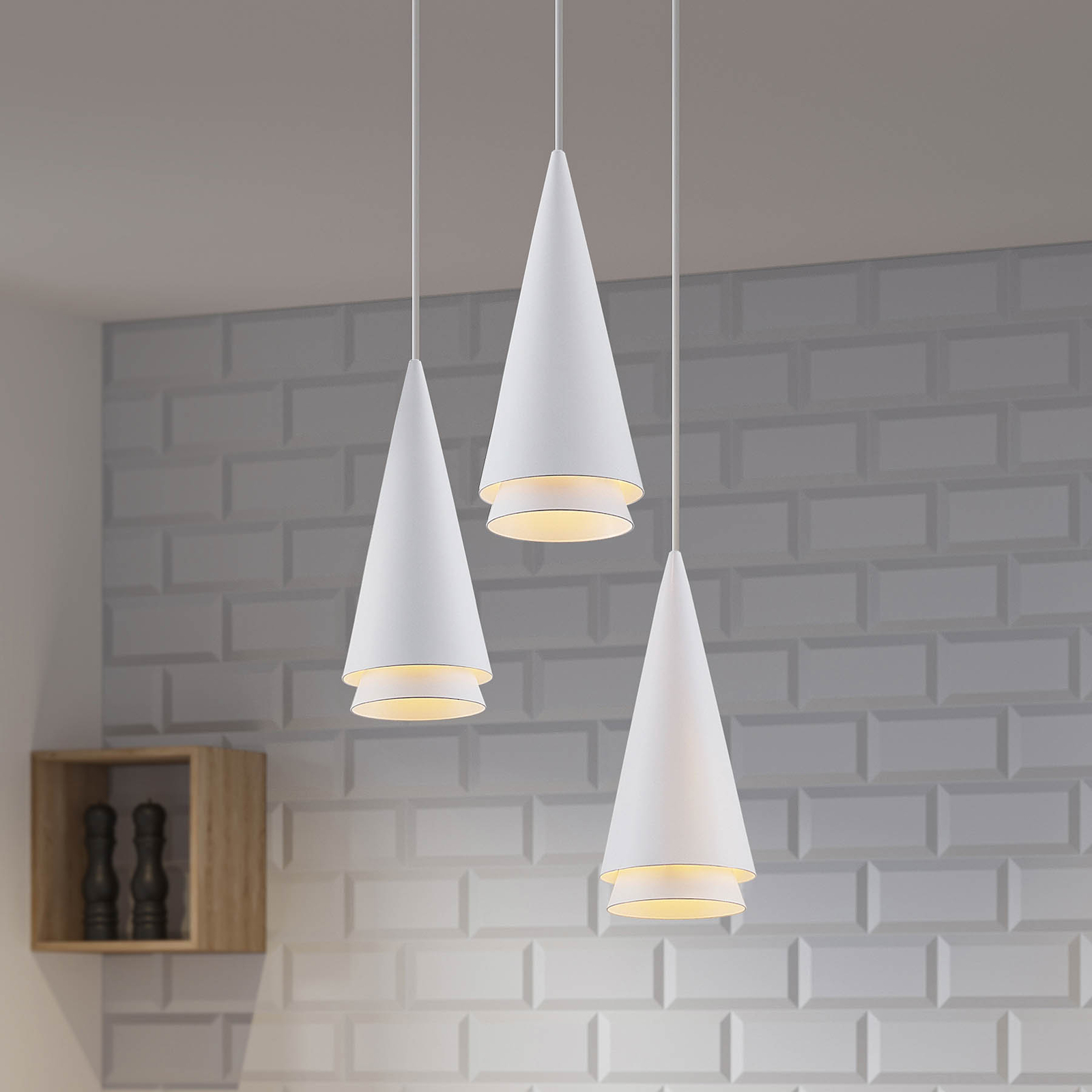 Lucande Naoh -riippuvalaisin, 3-lamppuinen - Image 9