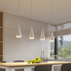 Lucande Naoh -riippuvalaisin 4-lamp. Valkoinen