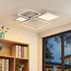 Lucande Narumi-LED-kattovalaisin CCT, 75 Cm, Valk.