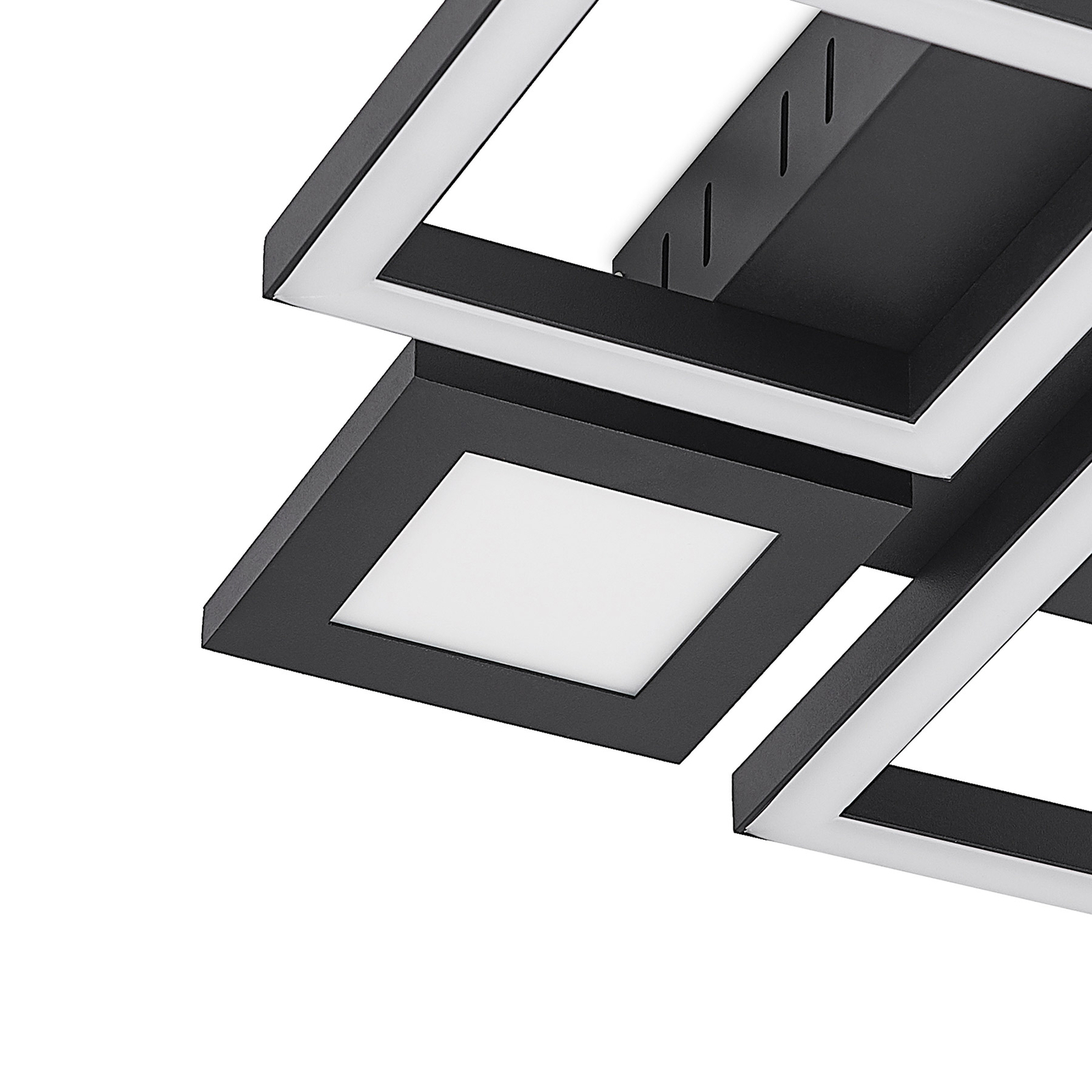 Lucande Narumi -lED-kattovalo CCT, 38 Cm, Musta - Image 7