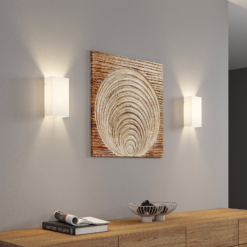 Lucande Nieves -seinävalaisin Lasivarjostimella