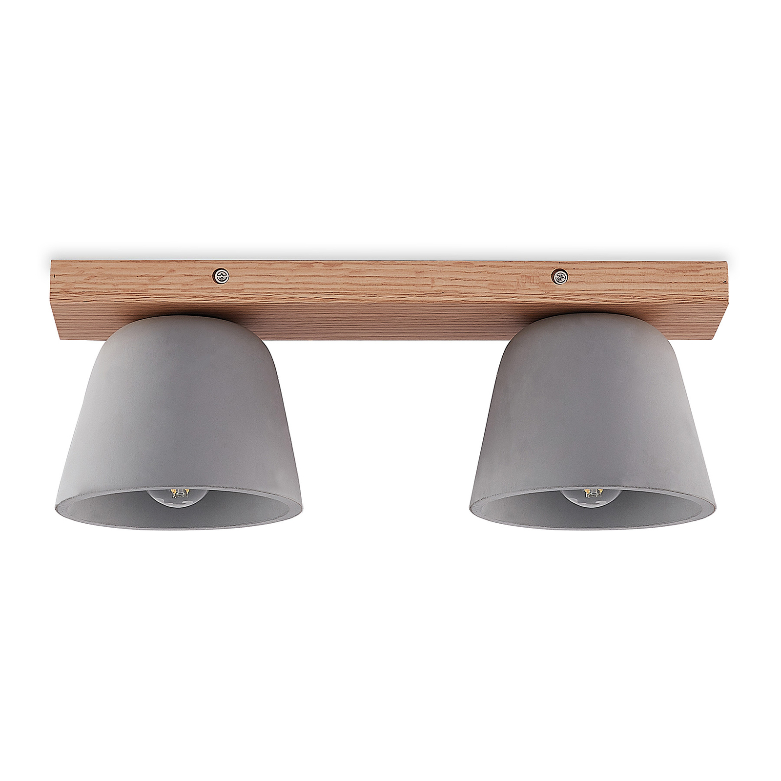 Lucande Otavis-kattovalaisin Betonia, 2-lamppuinen - Image 5