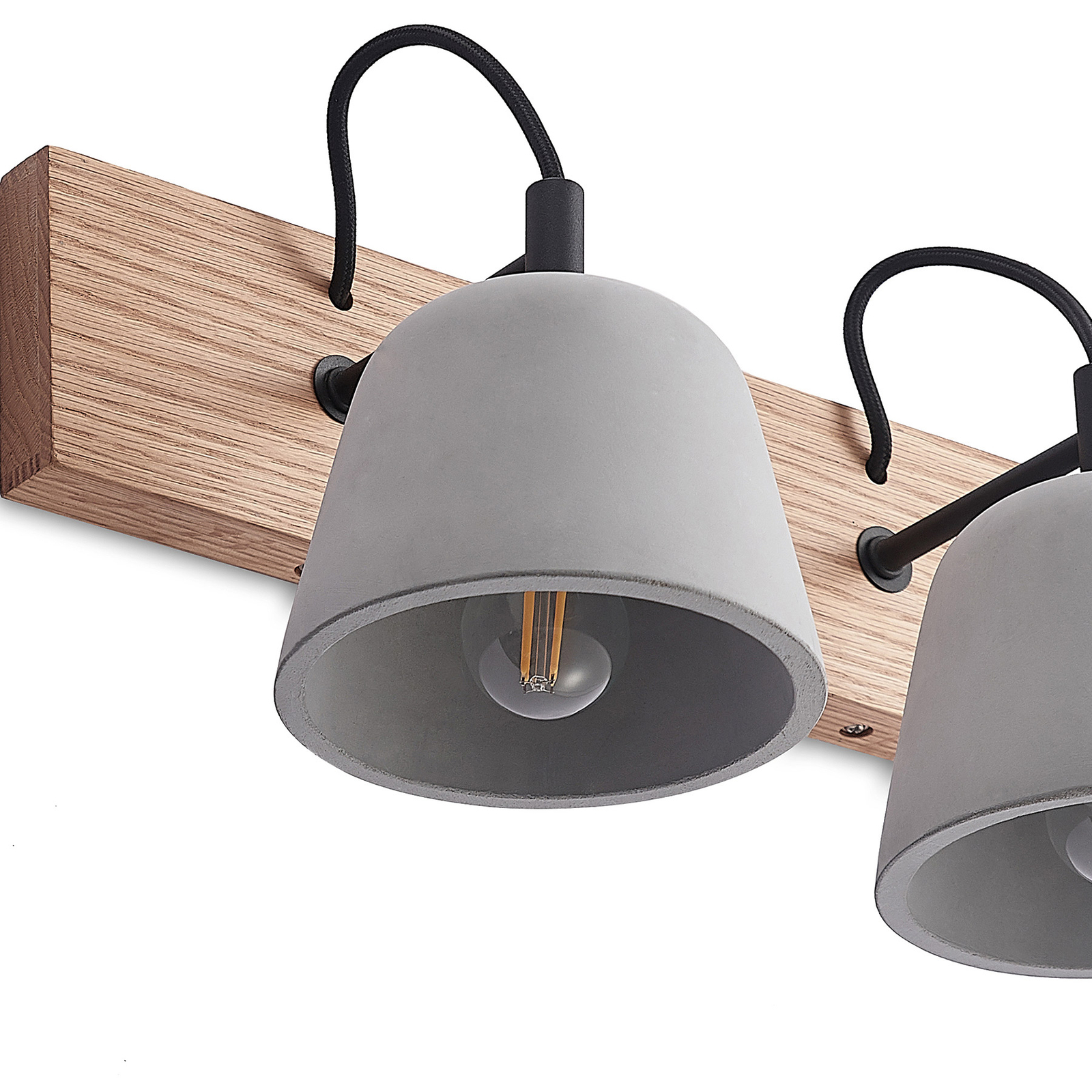 Lucande Otavis-seinävalaisin Betonia, 2-lamppuinen - Image 6