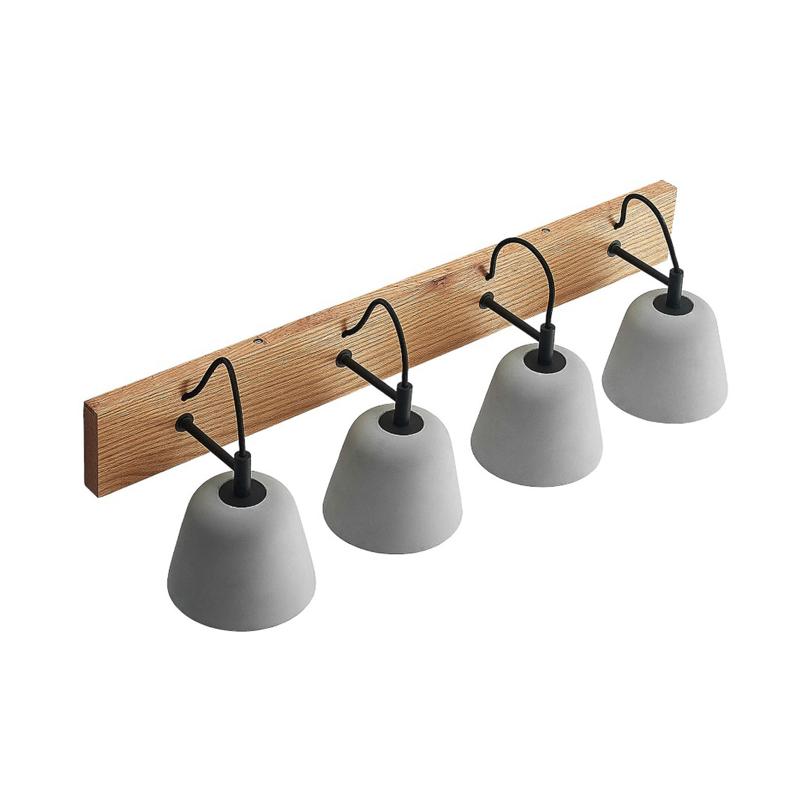 Lucande Otavis-seinävalaisin Betonia, 4-lamppuinen - Image 3