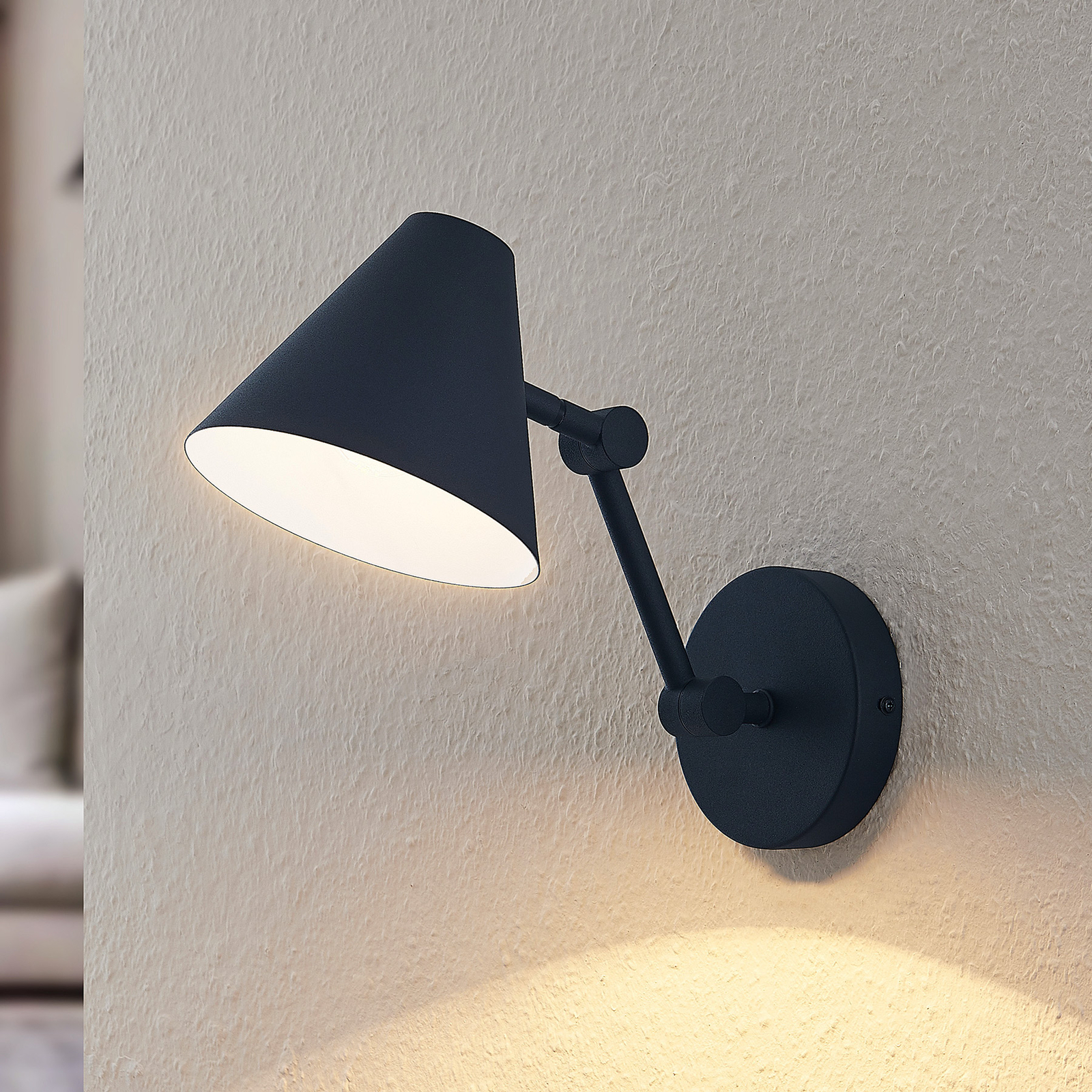 Lucande Phina -seinälamppu, Avattava, 35,6 Cm - Image 9