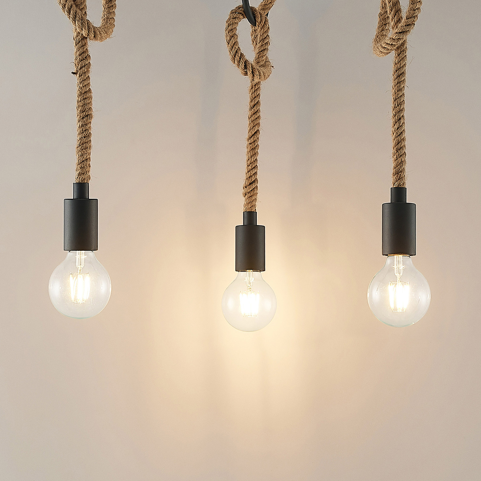 Lucande Ropina -kattovalaisin, 3-lamppuinen - Image 5