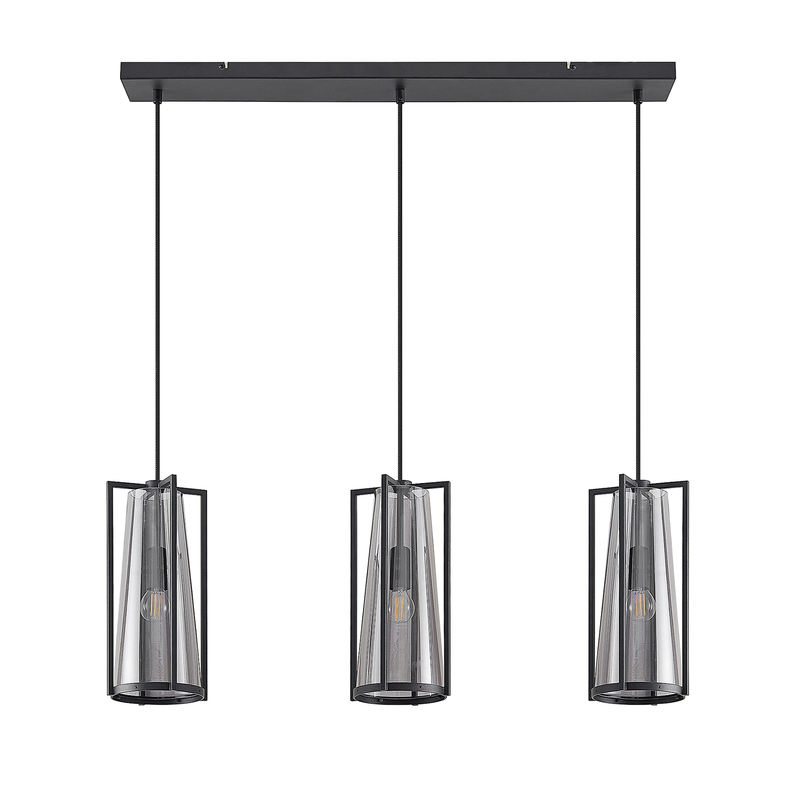 Lucande Rufina -riippuvalo, 3-lamppuinen, Pitkä - Image 6