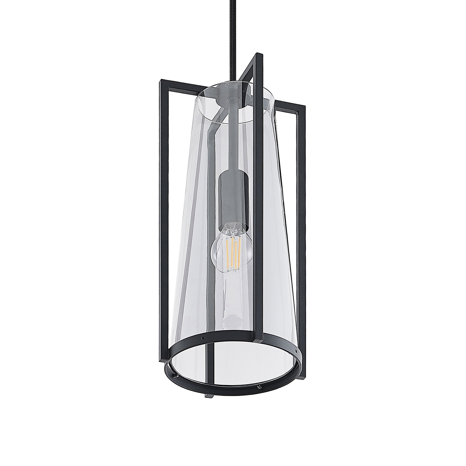 Lucande Rufina -riippuvalo Savulasia, 1-lamppuinen - Image 6