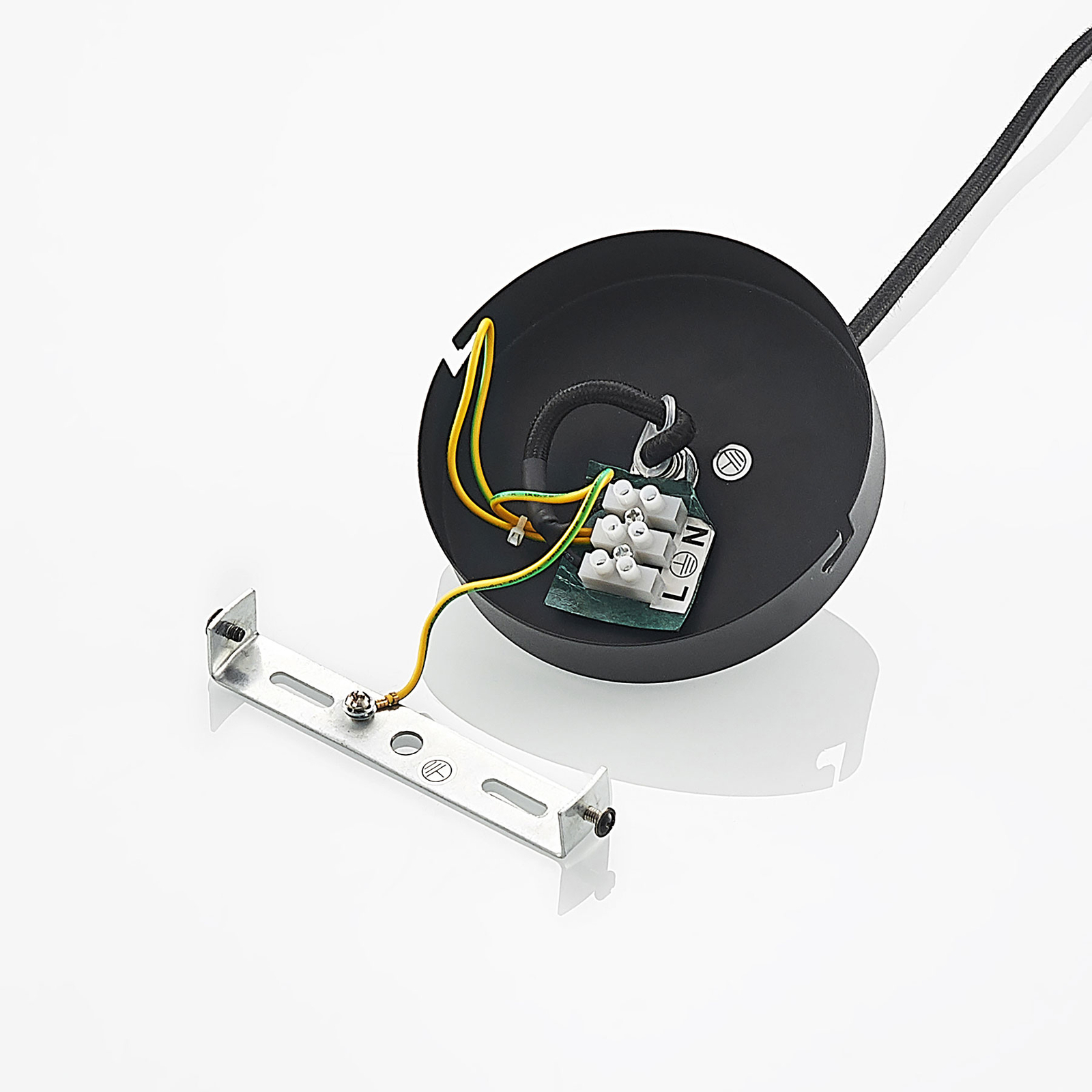 Lucande Rufina -riippuvalo Savulasia, 1-lamppuinen - Image 10