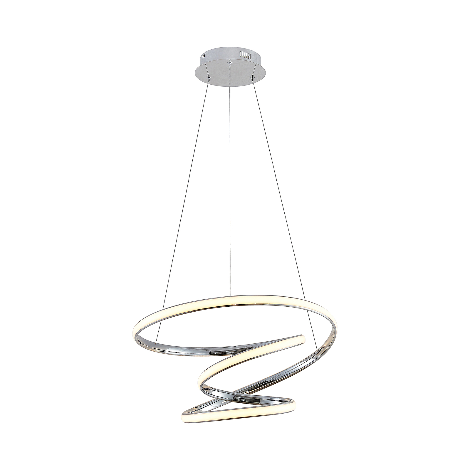 Lucande Sakina -LED-riippuvalaisin, Kromi Ø 58 Cm - Image 5