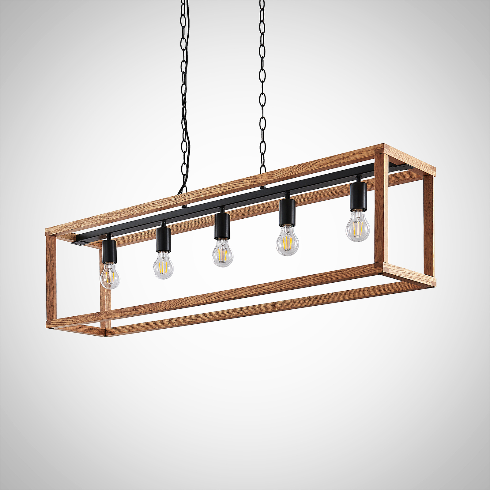 Lucande Sedrik -riippuvalaisin, 5-lamppuinen - Image 2