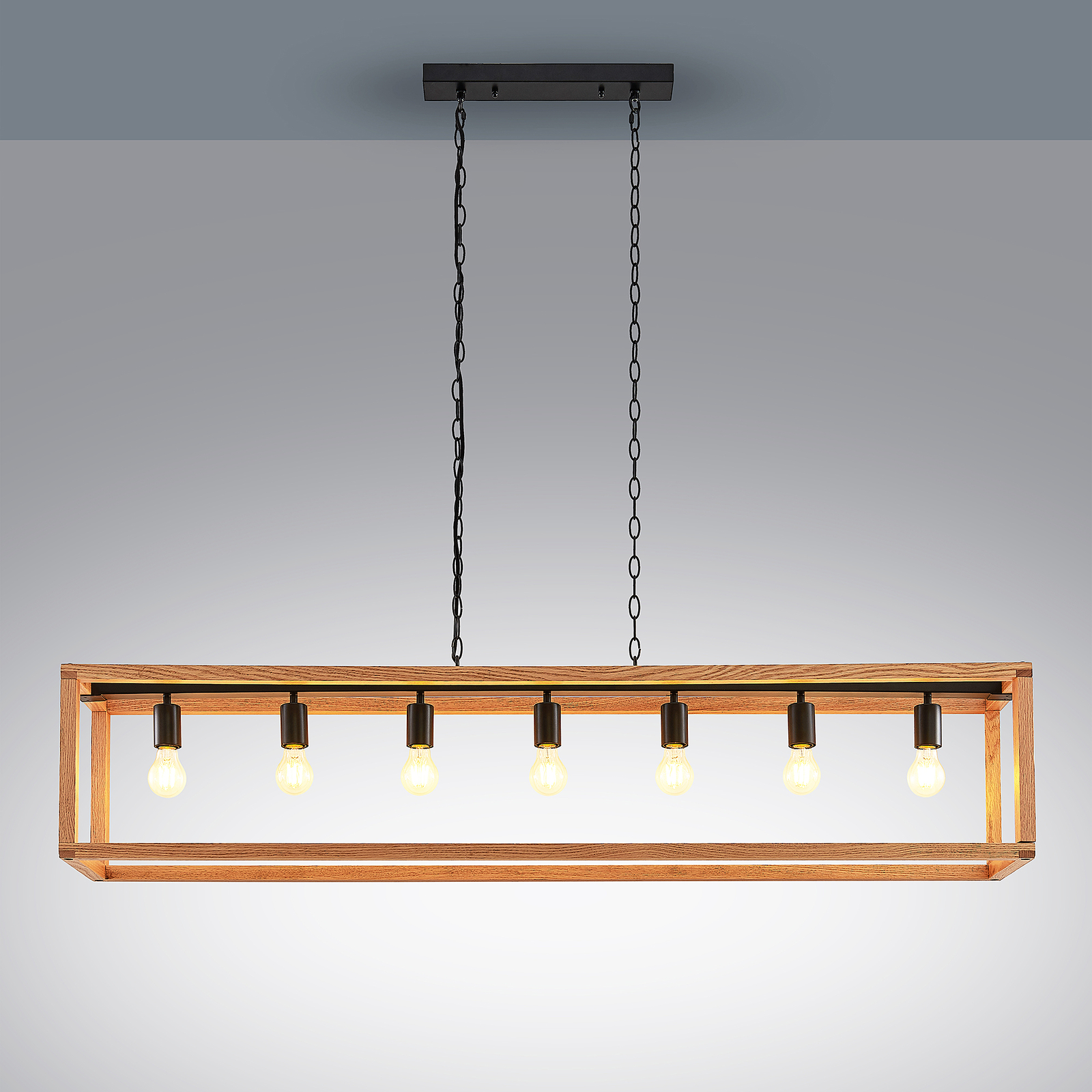 Lucande Sedrik -riippuvalo, 7-lamppuinen - Image 4