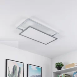 Lucande Senan -LED-kattovalaisin, Suorakaide, CCT