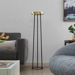 Lucande Seppe -LED-lattiavalo, Messinki