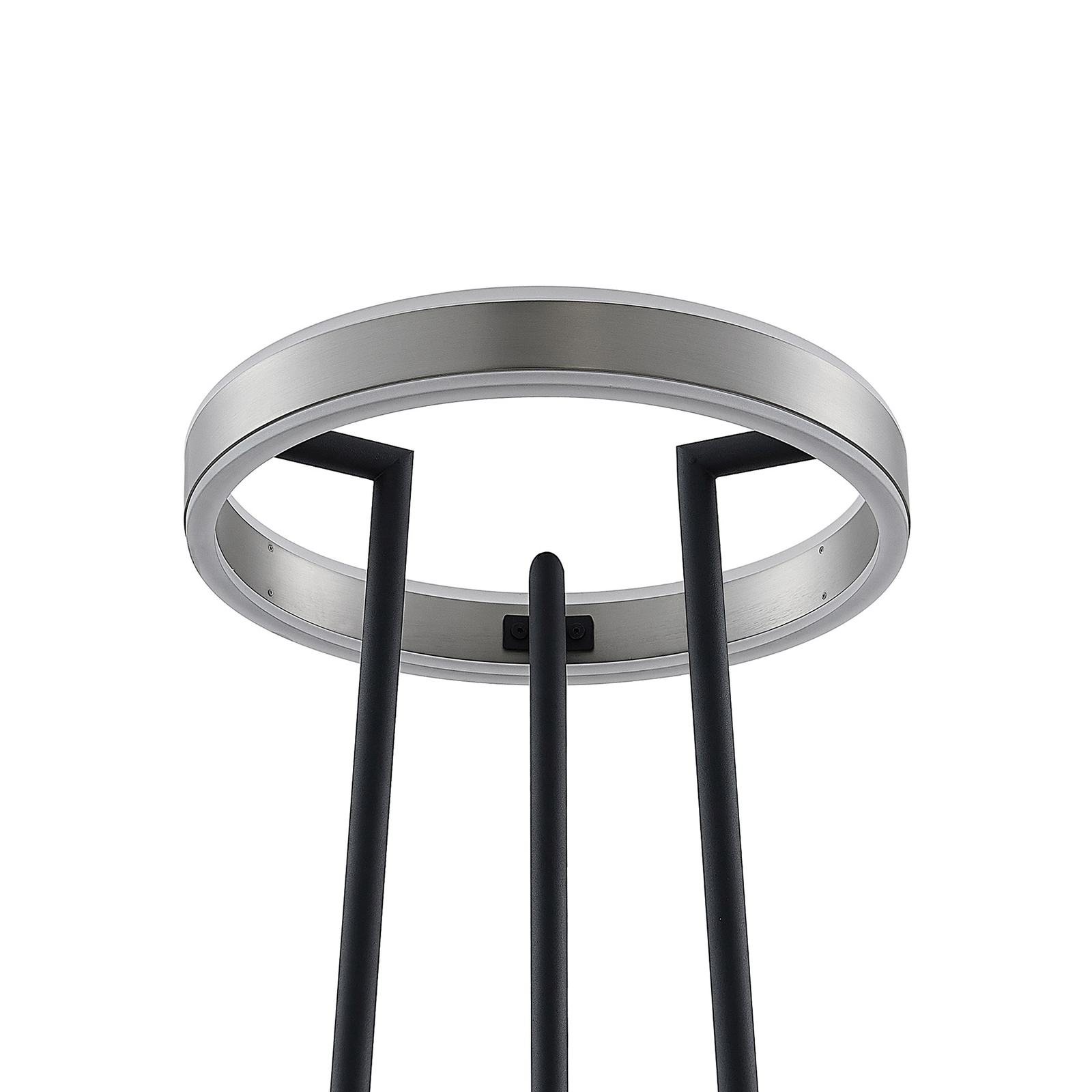 Lucande Seppe -LED-lattiavalo, Ø 30 Cm, Nikkeli - Image 5