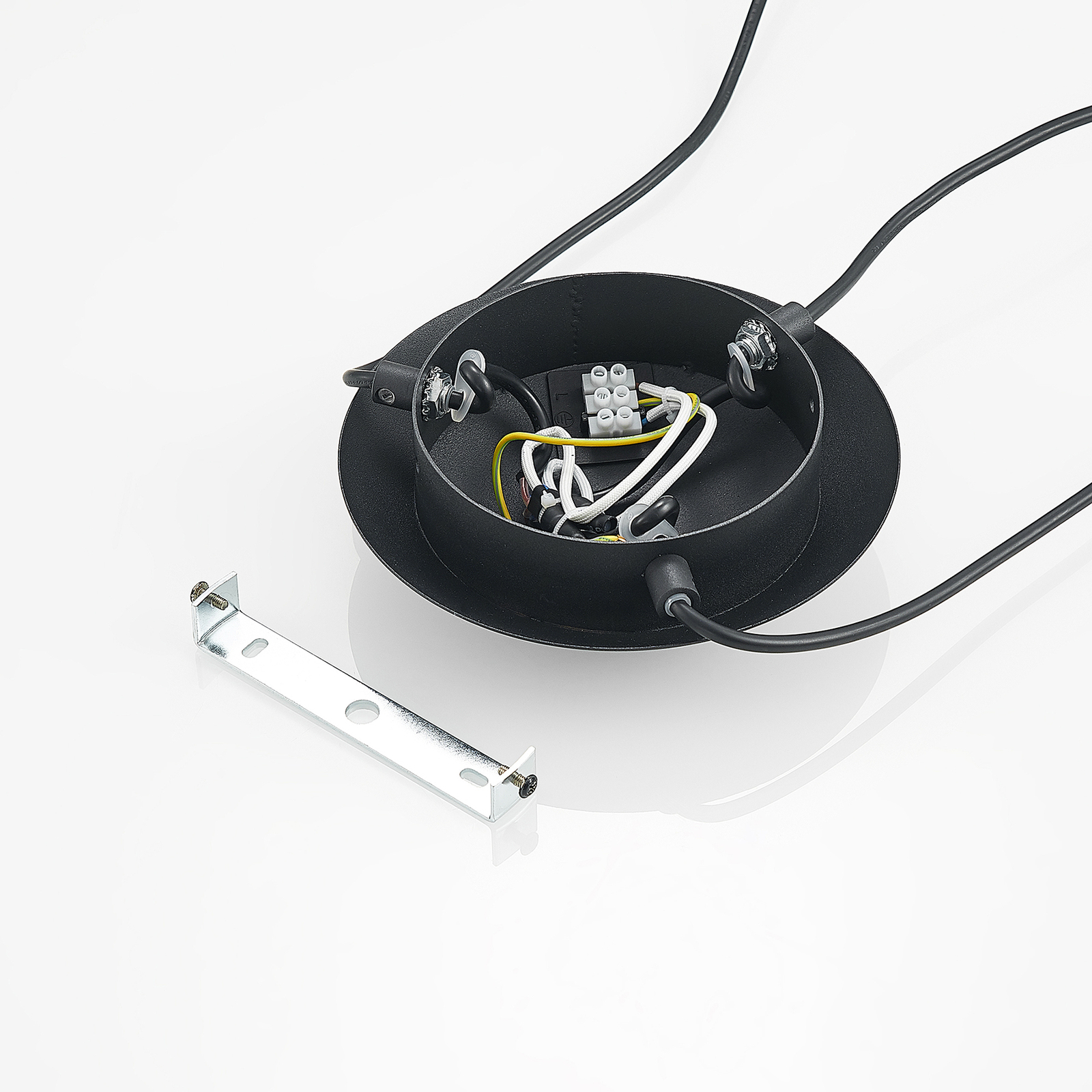 Lucande Serina -riippuvalo, 3-lamppuinen, Kupari - Image 8