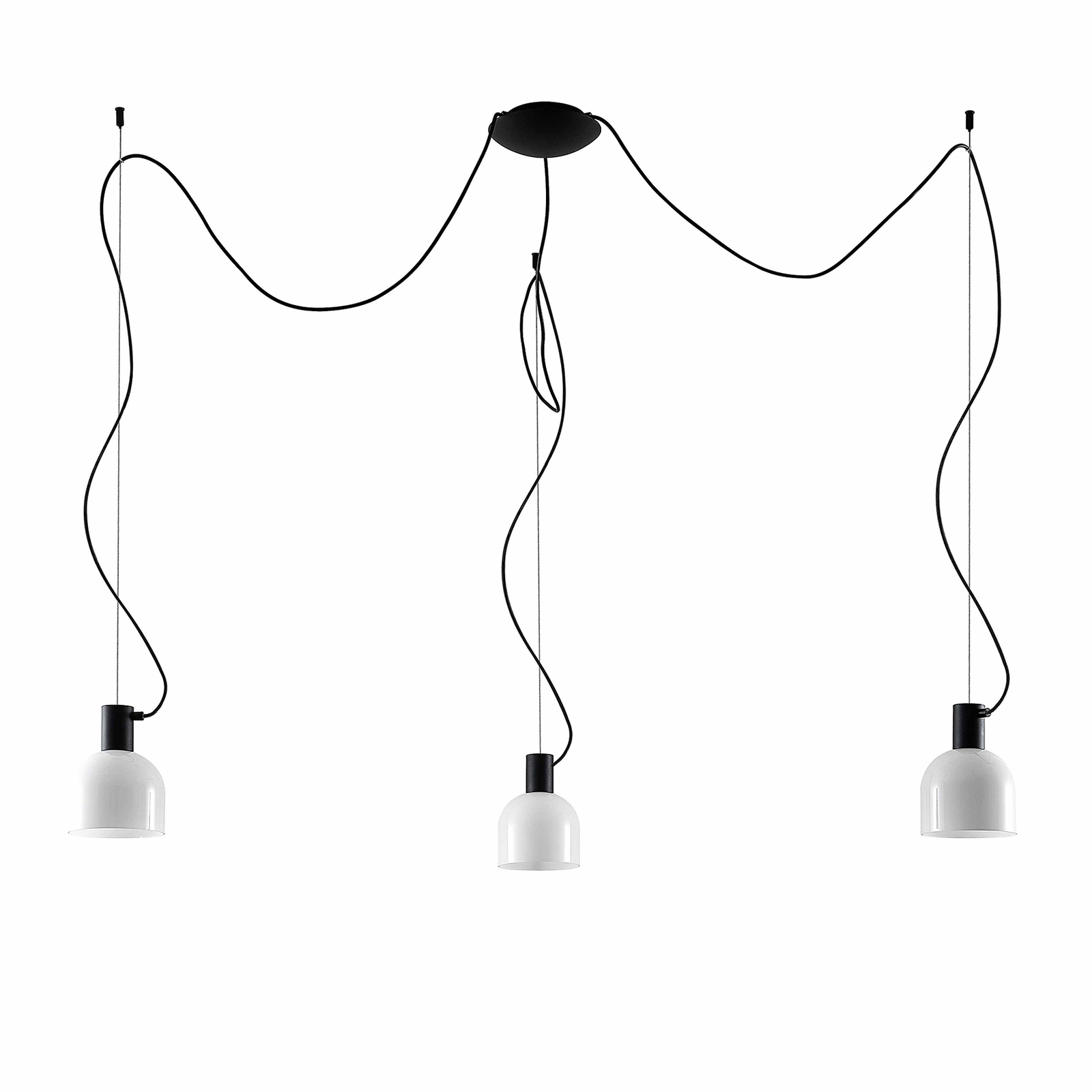 Lucande Serina -riippuvalo, 3-lamppuinen Valkoinen - Image 5