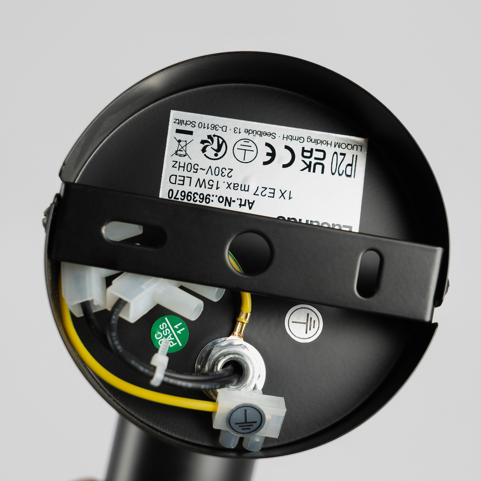 Lucande Servan -seinävalaisin, Musta Rauta - Image 6