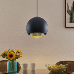 Lucande Sivanel -riippuvalo 1-lamppuinen, 30 Cm