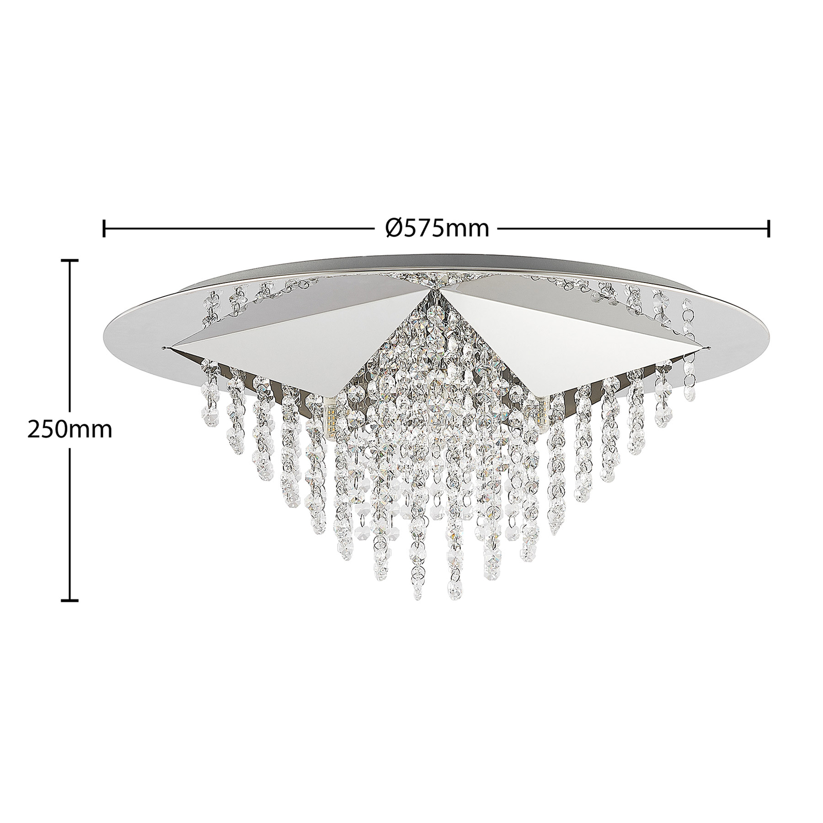 Lucande Soralie -kristallikattovalaisin - Image 4