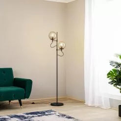 Lucande Sotiana -lattiavalo, 2 Lasipalloa, Musta