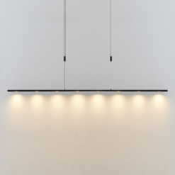 Lucande Stakato -LED-riippuvalo 8x, P 180 Cm