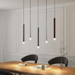 Lucande Stoika -LED-riippuvalaisin, 5-lamppuinen