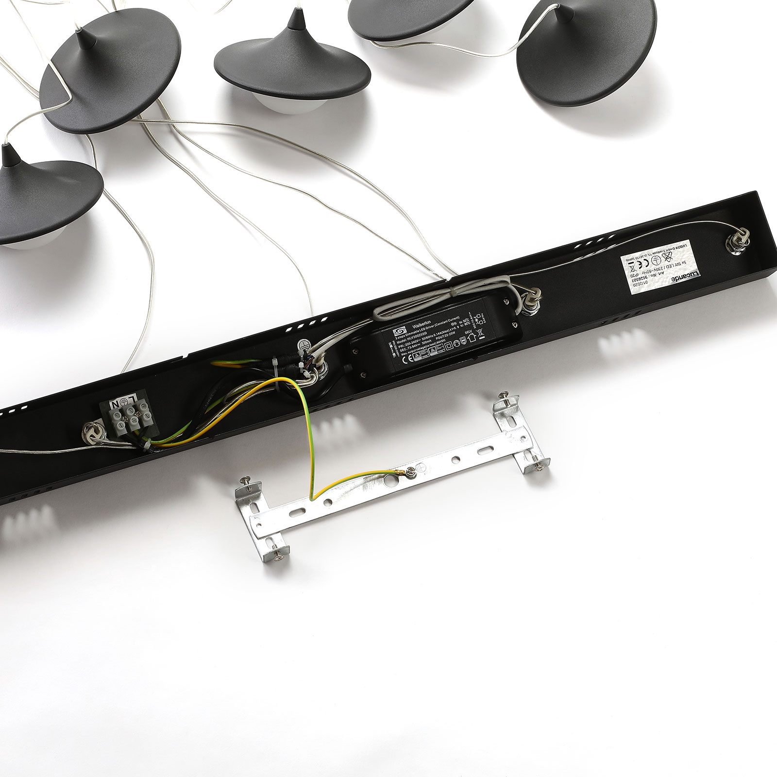 Lucande Tamsi -LED-riippuvalo, 5-lamp., Himmennys - Image 7