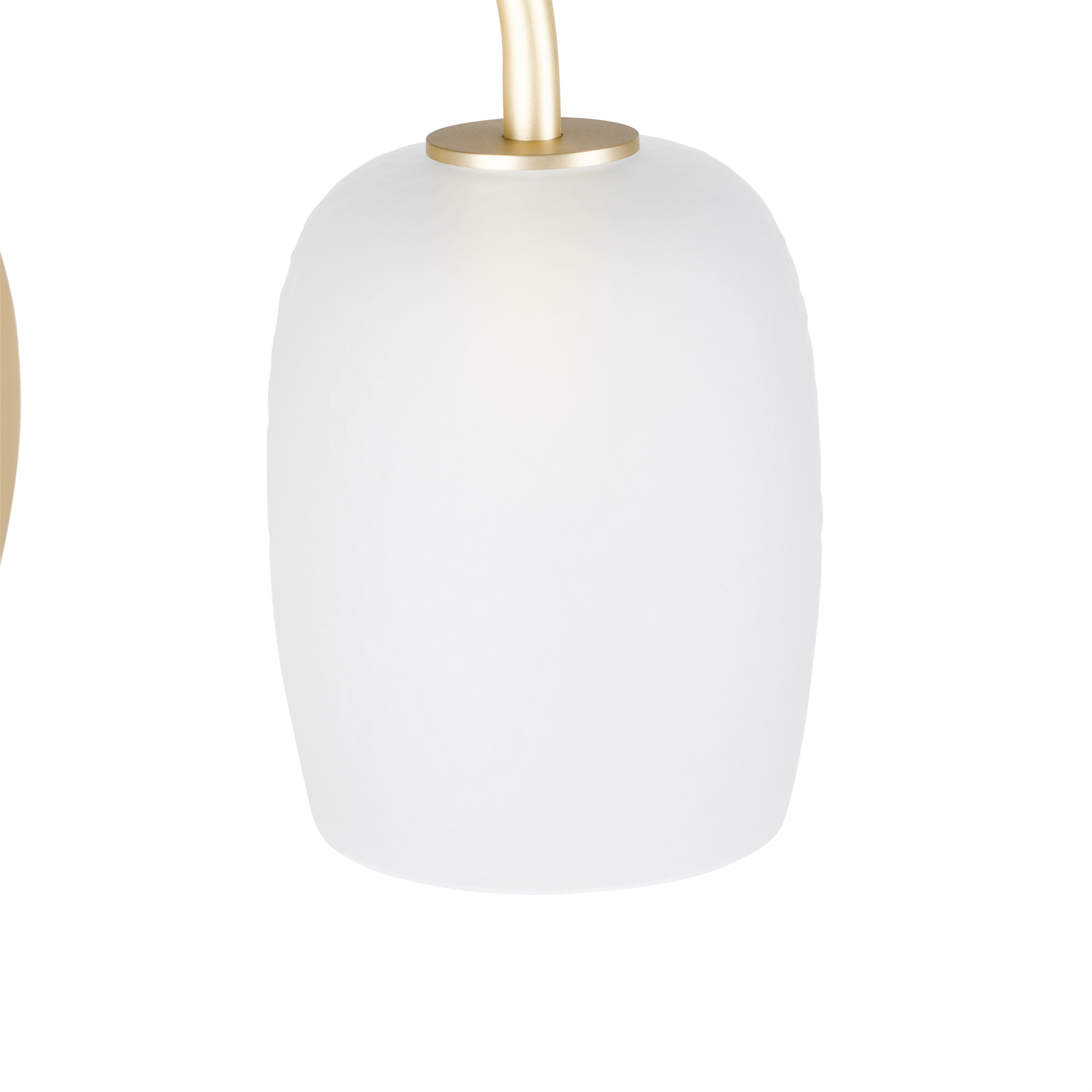 Lucande Taylan -seinälamppu, Rautaa, Lasivarjostin - Image 2