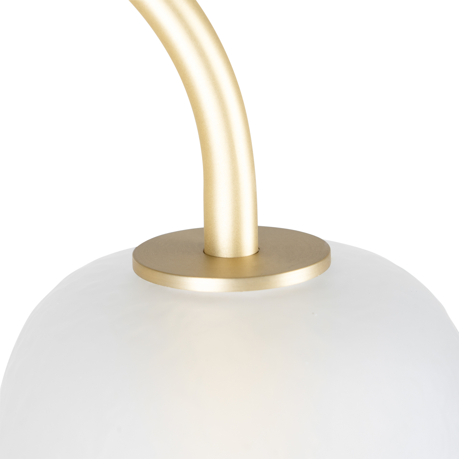 Lucande Taylan -seinälamppu, Rautaa, Lasivarjostin - Image 3