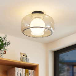 Lucande Tellima -LED-kattovalaisin, Konjakki