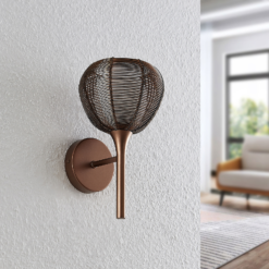 Lucande Tetira -seinävalaisin, Ruskea