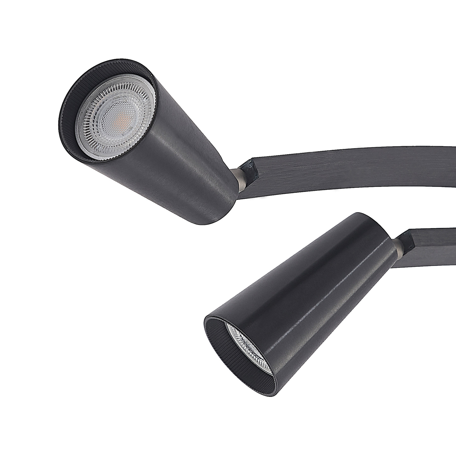 Lucande Velanoris -kattovalo, 4 Lamppua, Musta - Image 6