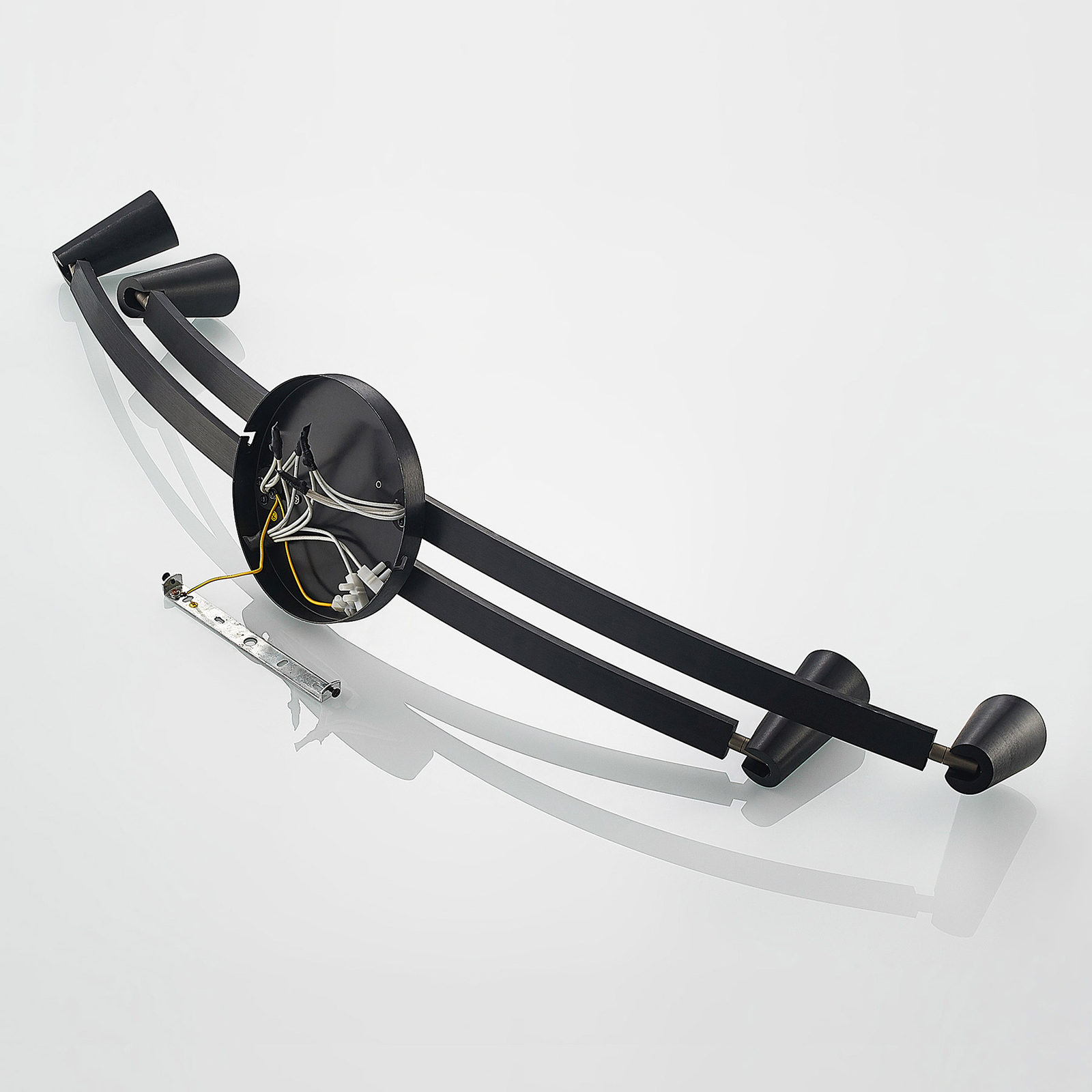 Lucande Velanoris -kattovalo, 4 Lamppua, Musta - Image 8