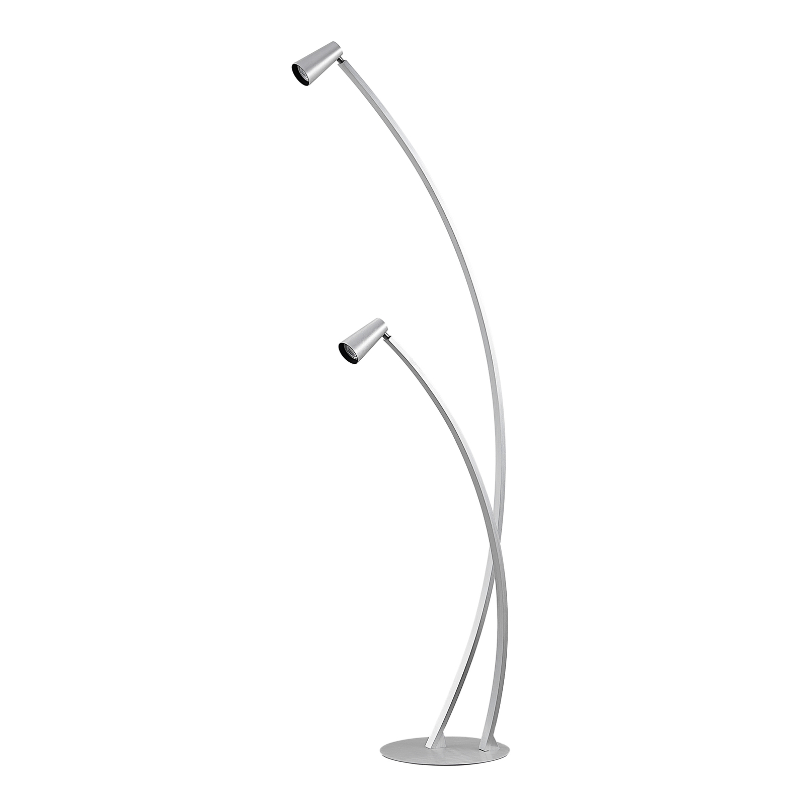 Lucande Velanoris-lattiavalo, 2 Lamppua, Alumiini - Image 3