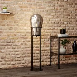 Lucande Viyan -lattiavalo Lasipallolla