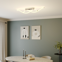 Lucande Wewa -LED-kattovalaisin, 3 Port. Himmennys