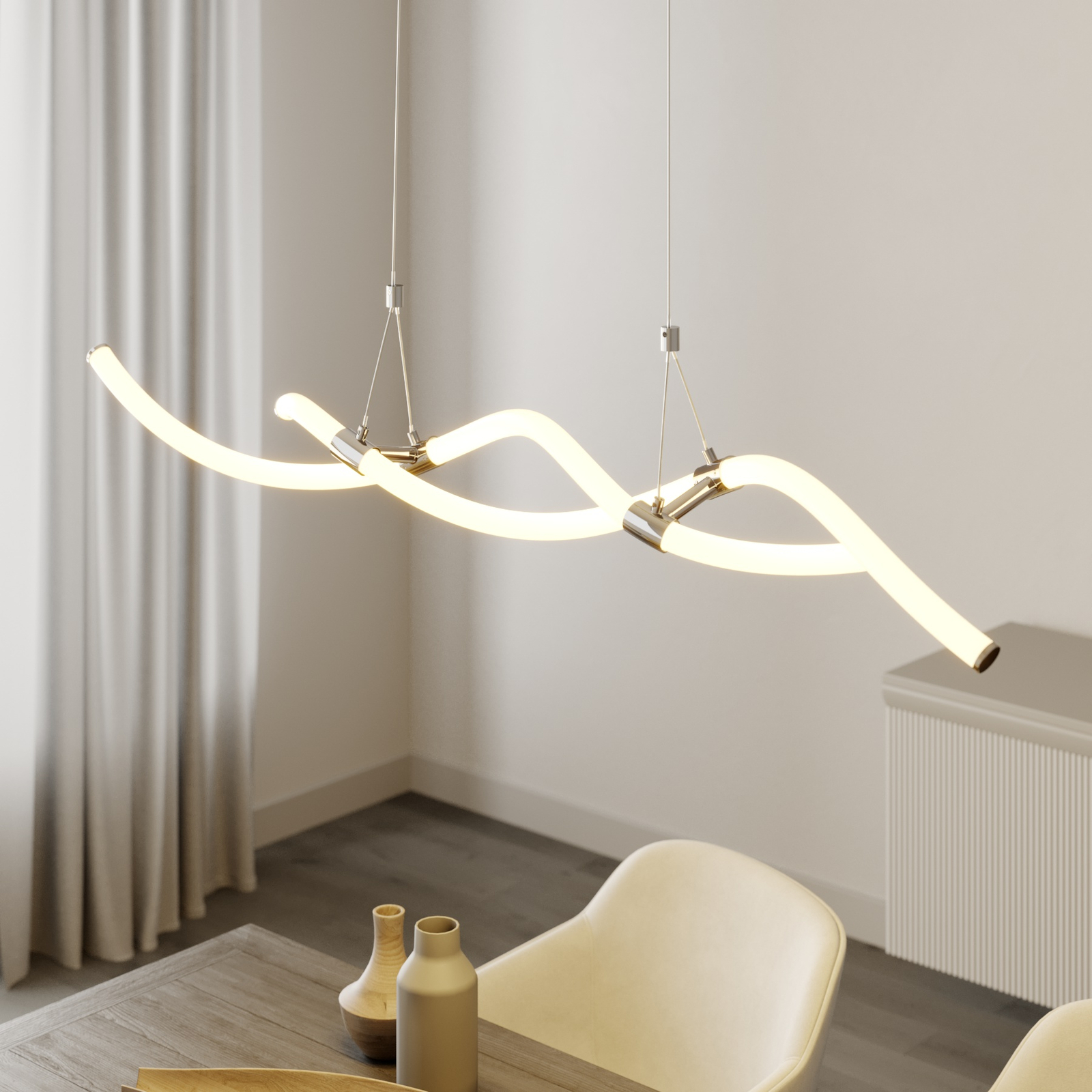 Lucande Wewa -LED-riippuvalaisin, Switch-Dim - Image 9