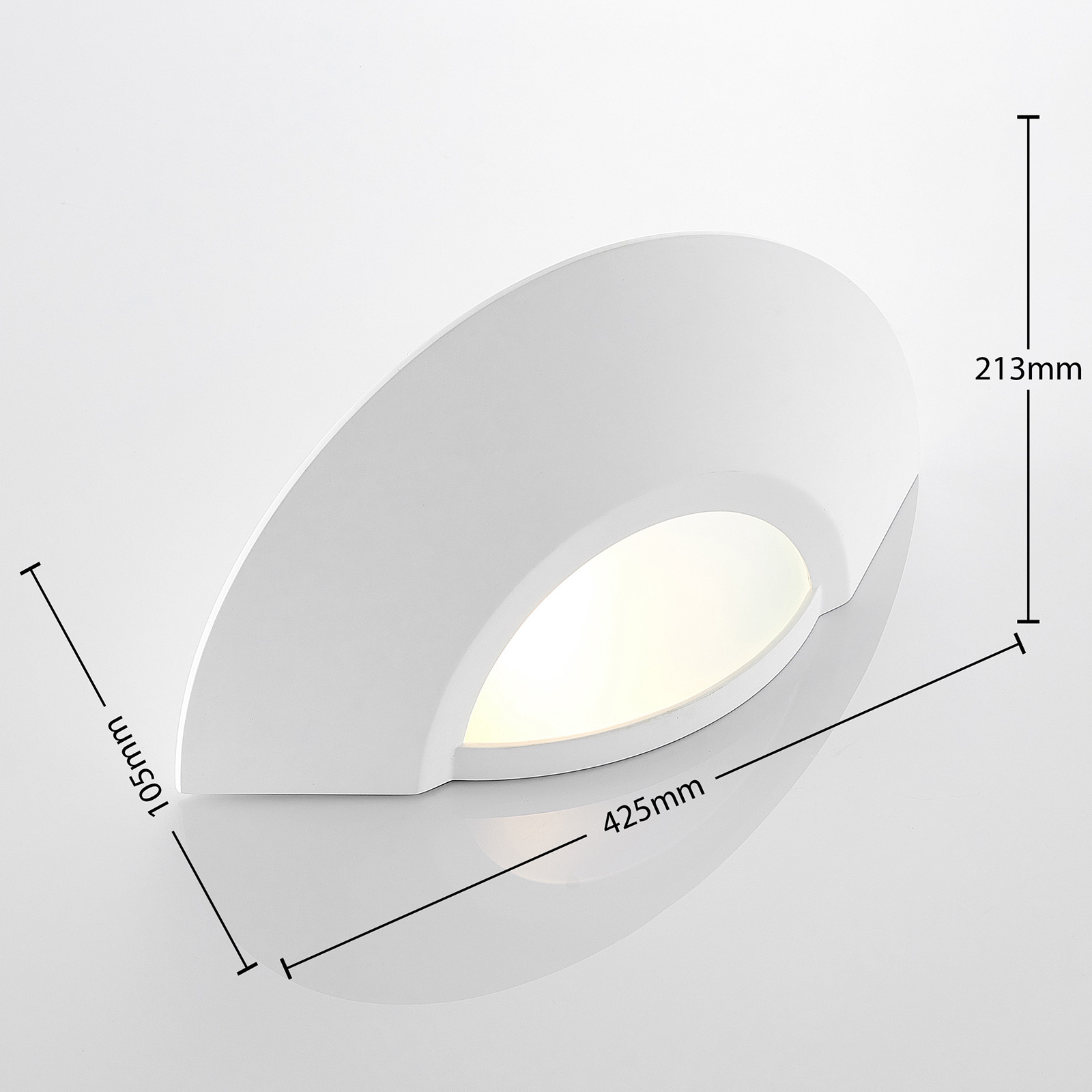 Lucande Wilka Kipsiseinävalaisin - Image 3
