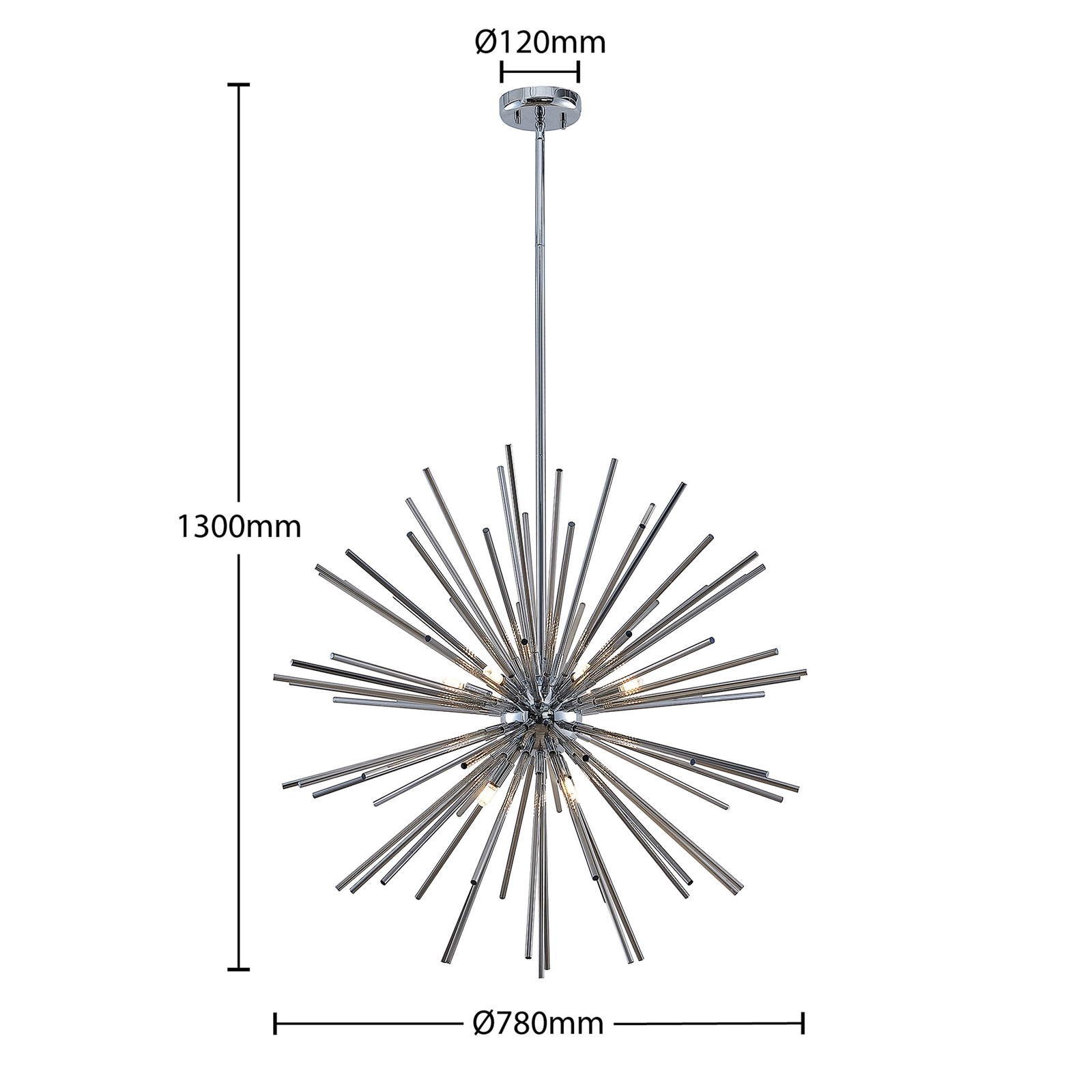 Lucande Yalina -riippuvalaisin Lasia - Image 4