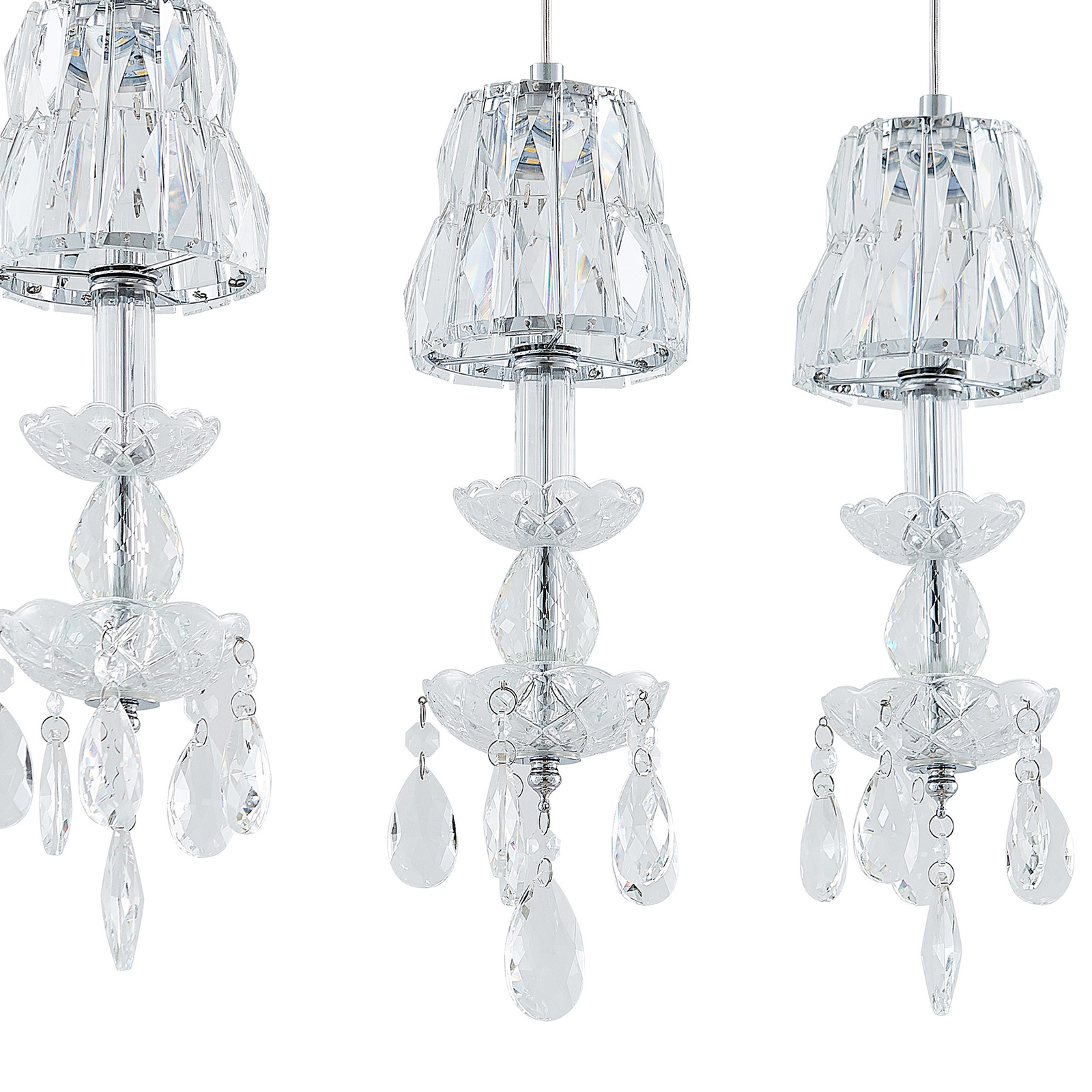 Lucande Yasanie -LED-riippuvalaisin, 5-lamppuinen - Image 7