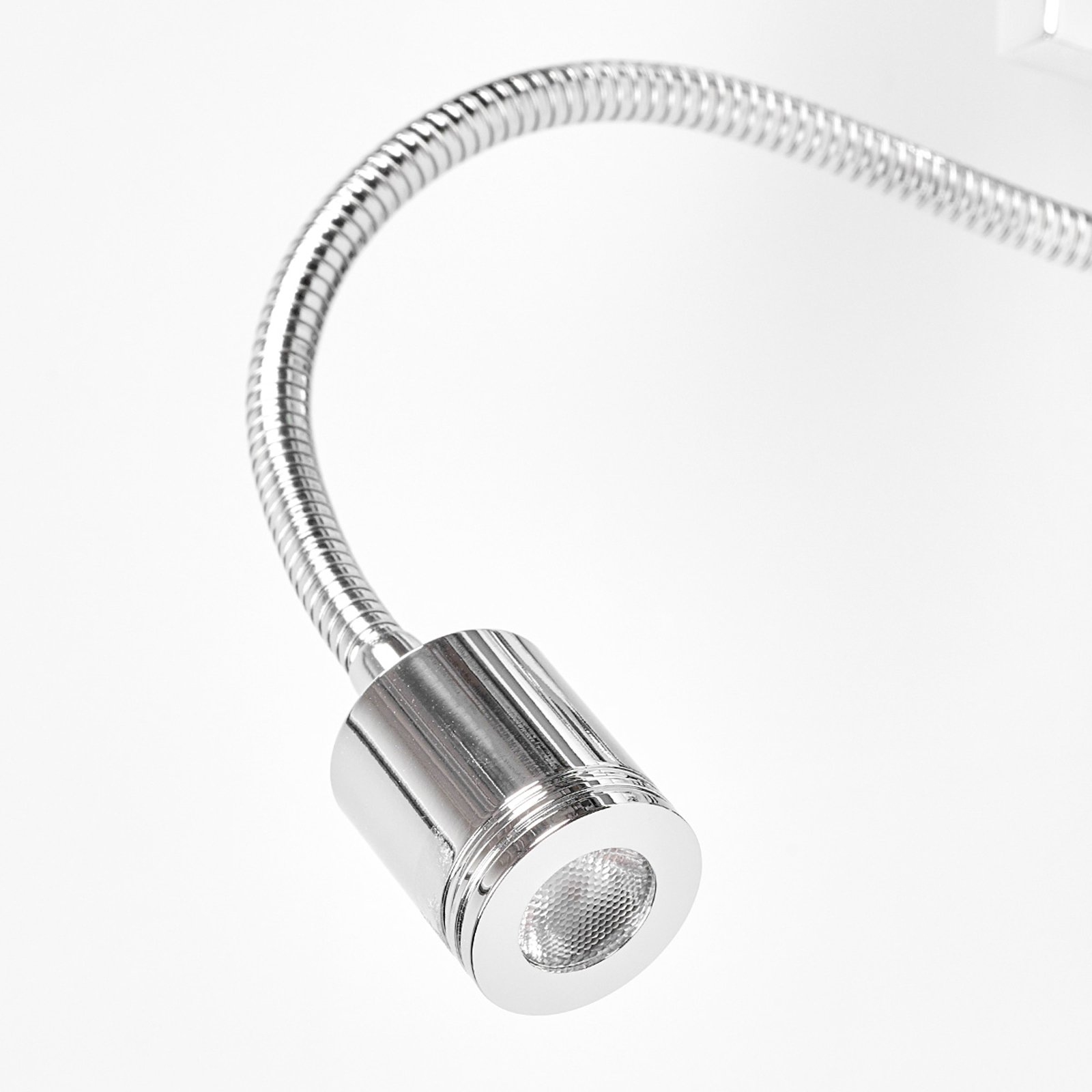 Lucande Musta Seinävalaisin Rebekka LED-lukuvarrella - Image 6