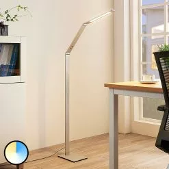 Lucande Siro LED-lukuvalaisin Nicano, Säädettävä Valoväri